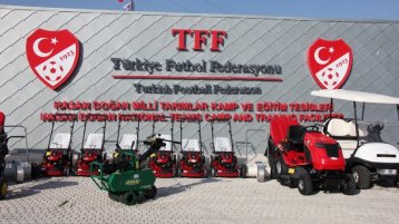 Türkiye Futbol Federasyonu Makine Parkuru İlk Teslimatı Gerçekleştirildi